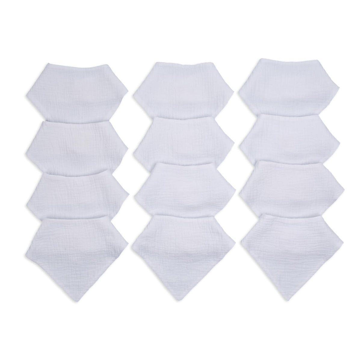 Maiwa Cotton Bandana Drool Bibs for Baby Girl Boys for Drooling and Teething for 8 Pack