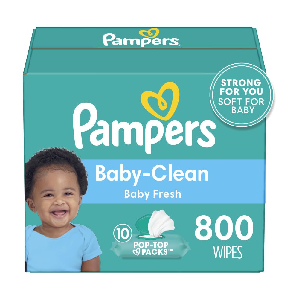 Pampers Complete Clean Baby Wipes - Fresh Scent 3X 216 Count