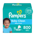 Pampers Complete Clean Baby Wipes - Fresh Scent 3X 216 Count