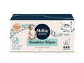 Millie Moon Sensitive Baby Wipes ~ (648 Count) ~ (9 Packs Of 72 Wipes) ~ (1Box)