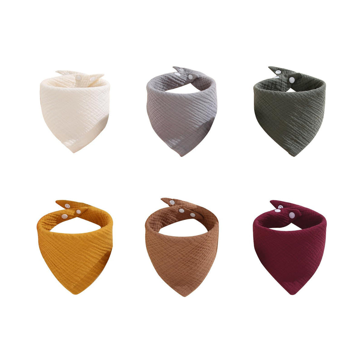 Muslin Bibs, 8 Pack Baby Bandana Drool Bibs,Extra Absorbent Soft Cotton,Baby Bib for Drooling and Teething
