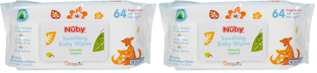 Nuby's Soothing Ultra Premium Baby Wipes - 512 Count