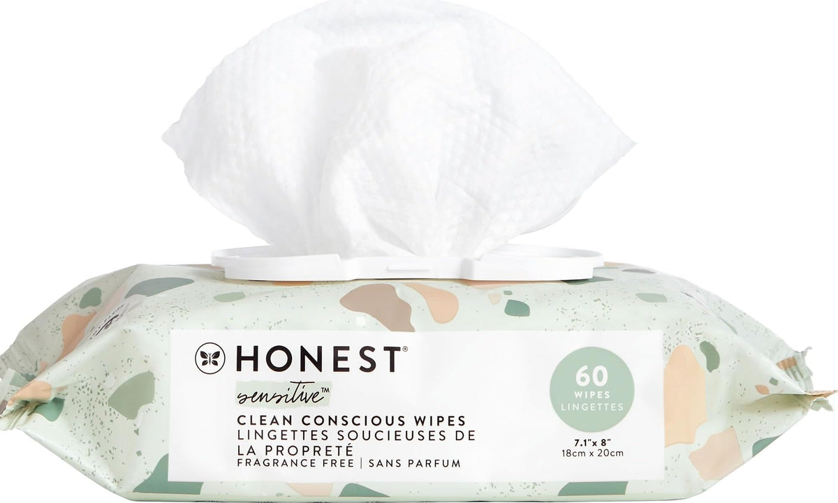 The Honest Company Multi-Use Baby Wipes, Geo Mood, Unscented, 576 Count