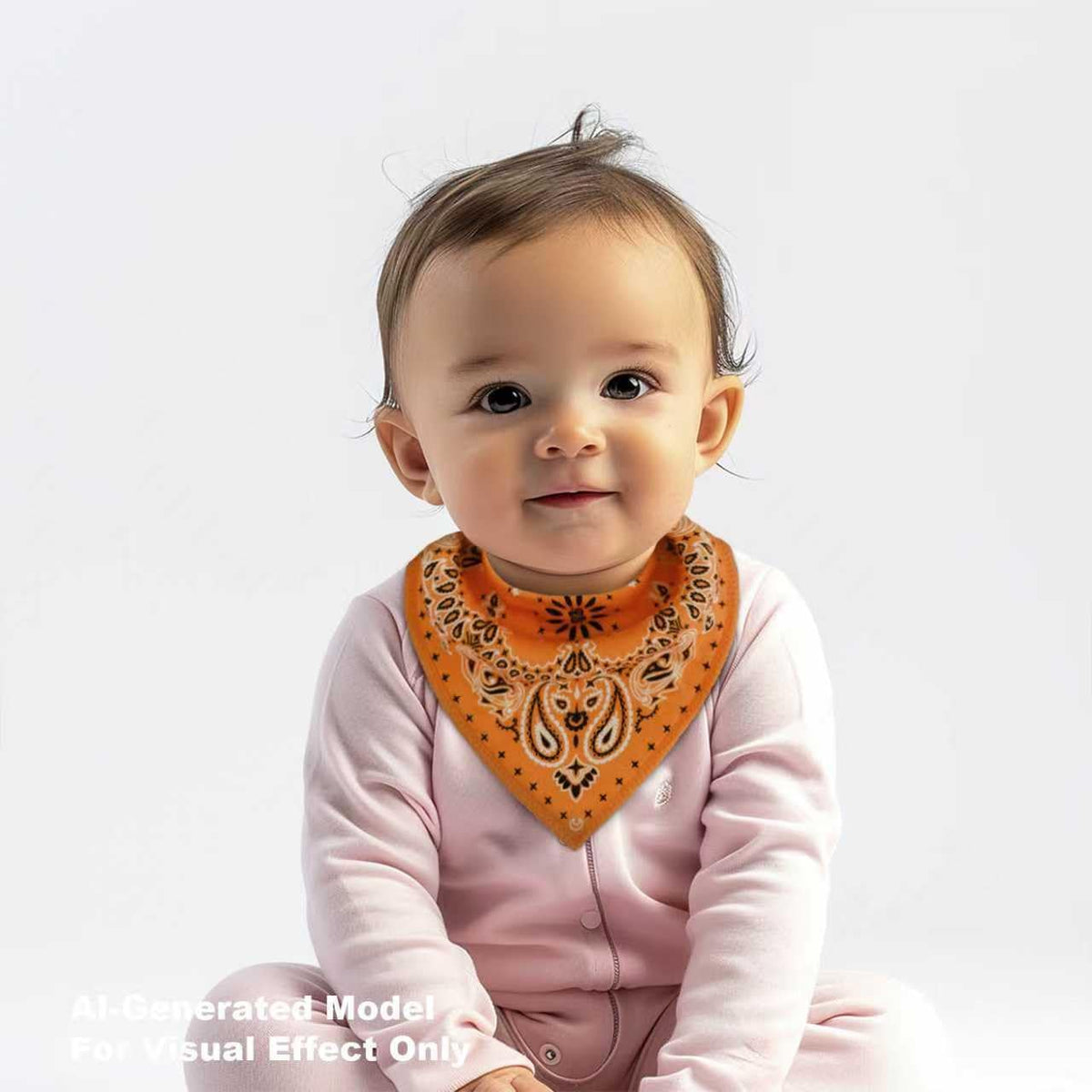 Maiwa 10 Pack Baby Triangle Bandana Bibs for Boys Girls for Drool Teething Eating with Snaps