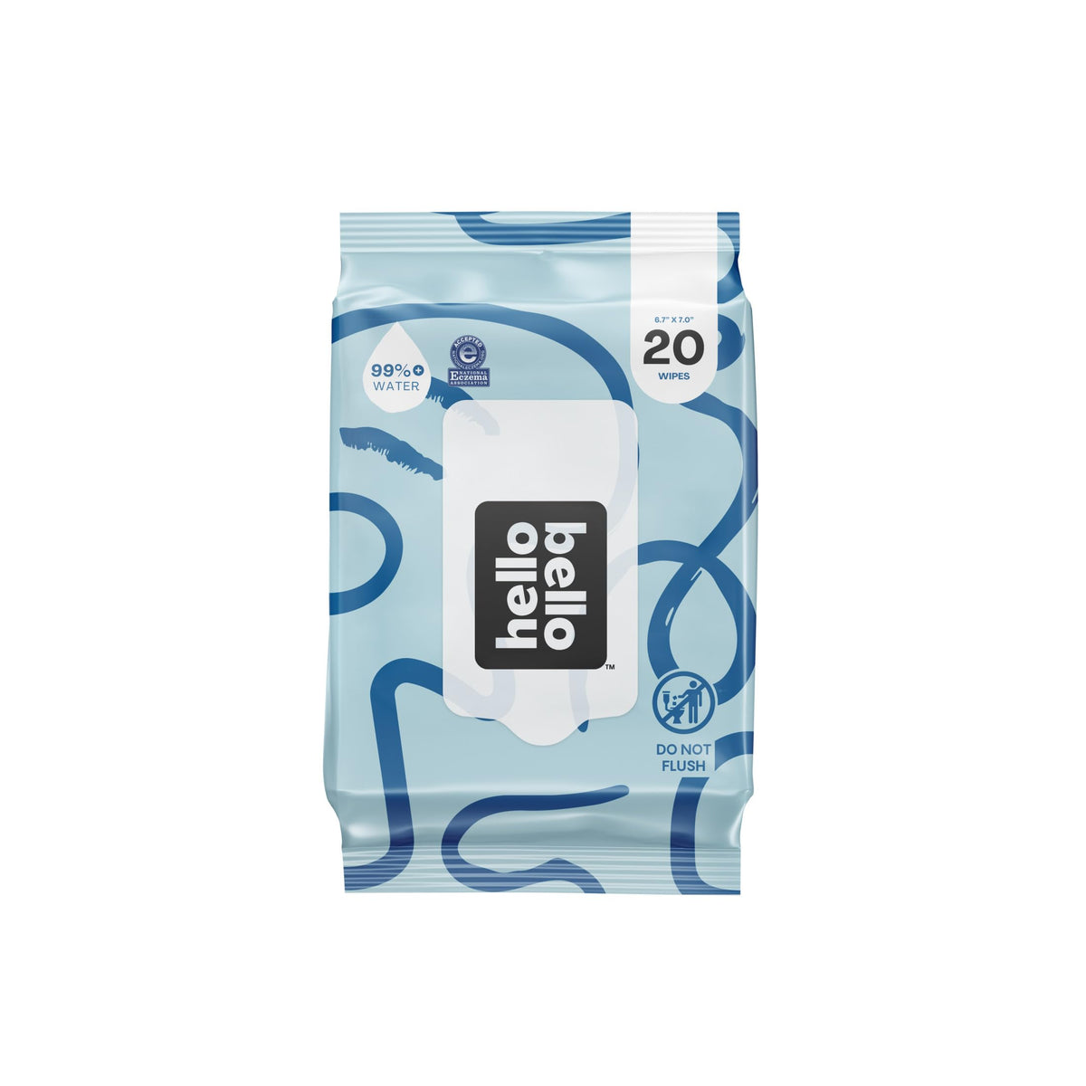 Hello Bello Premium Baby Wipes (Simply Sage) Fragrance-Free 18pk = 1080ct