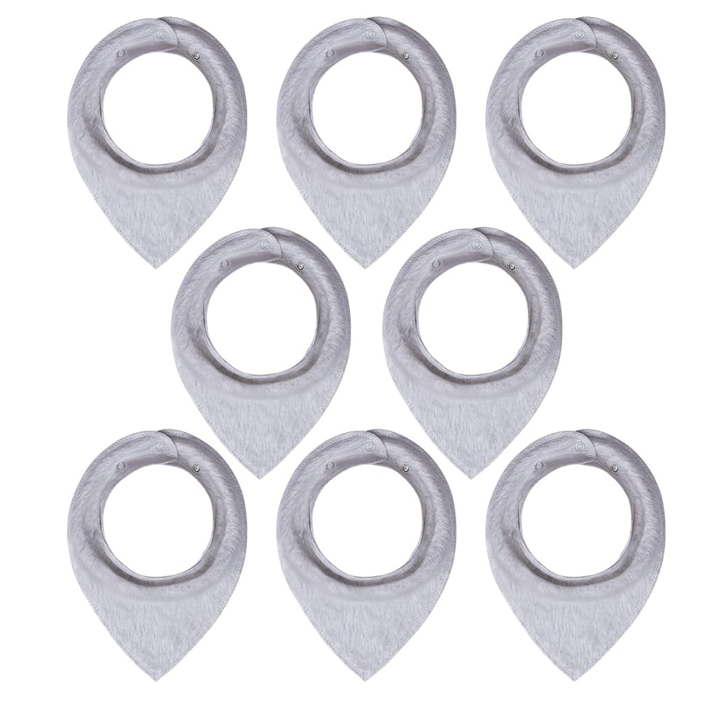 Maiwa Cotton Bandana Drool Bibs for Baby Girl Boys for Drooling and Teething for 8 Pack
