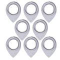 Maiwa Cotton Bandana Drool Bibs for Baby Girl Boys for Drooling and Teething for 8 Pack