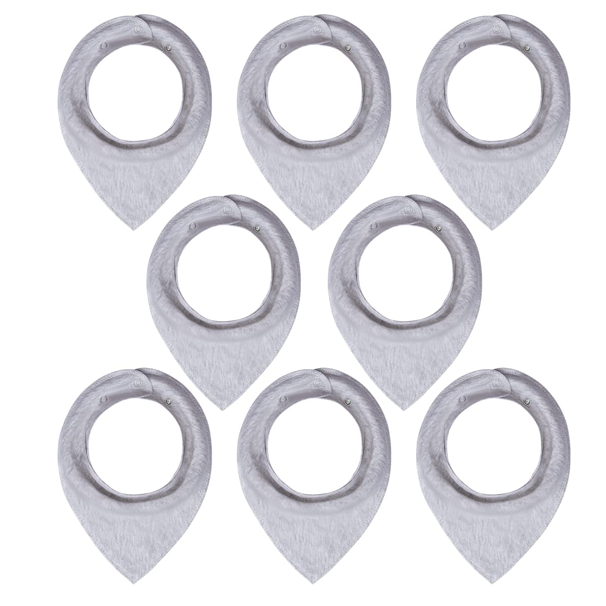 Maiwa Cotton Bandana Drool Bibs for Baby Girl Boys for Drooling and Teething for 8 Pack