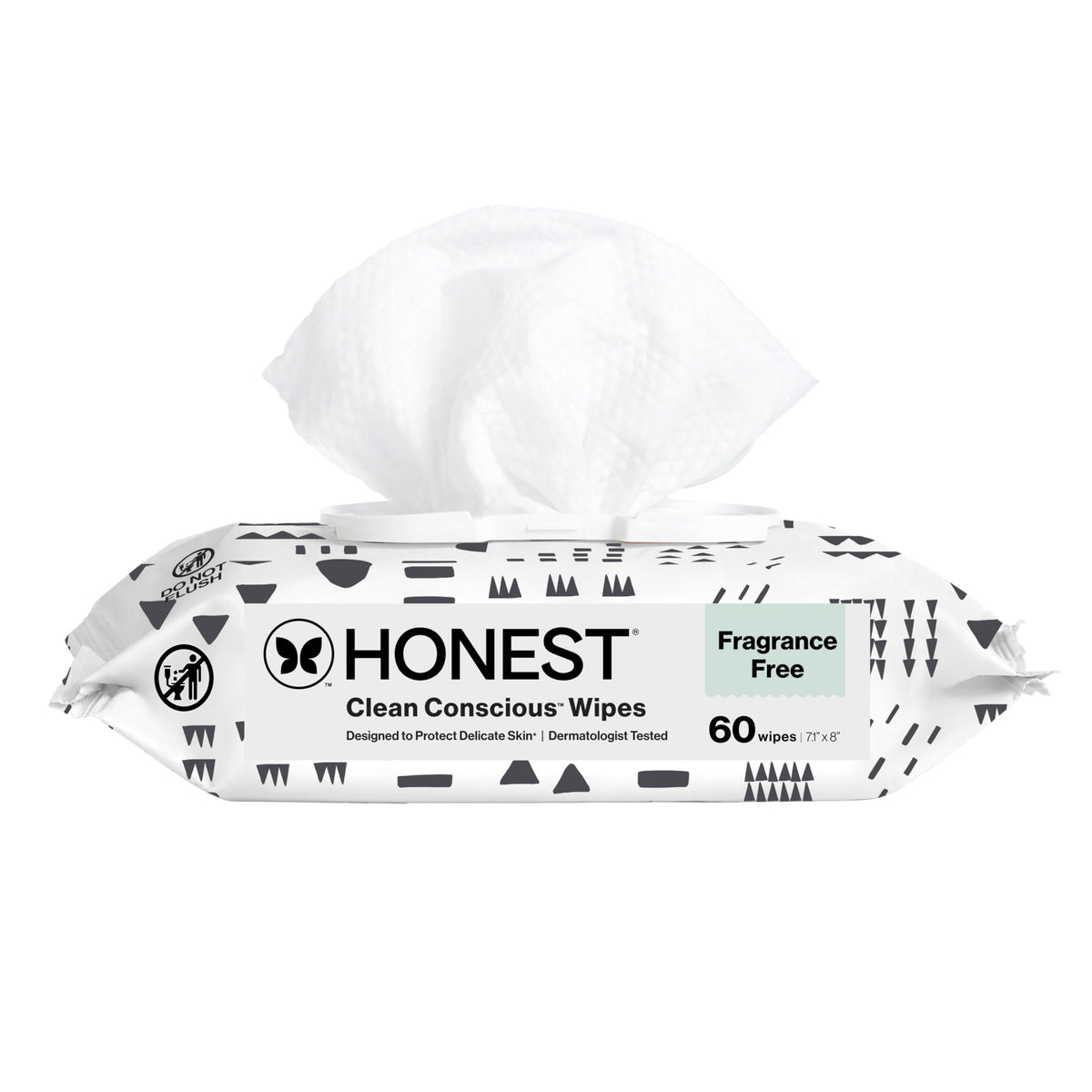 The Honest Company Multi-Use Baby Wipes, Geo Mood, 288 Count