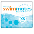 Swimmates Disposable Adult Swim Diapers, X-Small/Youth Large, 24 Ct