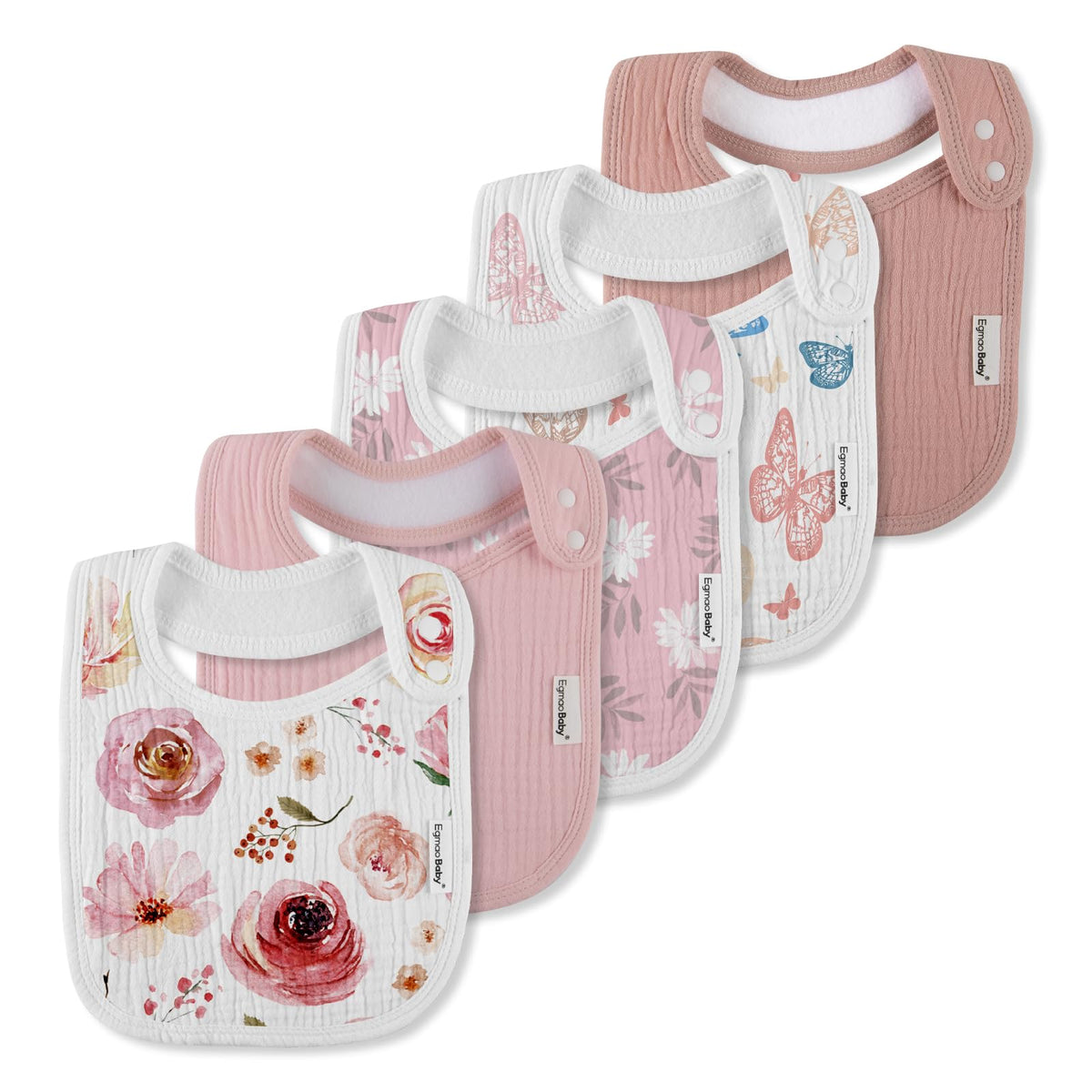 Muslin Baby Bibs for Drooling and Teething,Bibs for Boys Girls