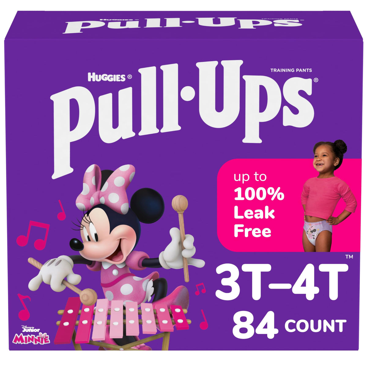 Pull-Ups Girls' Potty Training Pants, Size 5T-6T, 80 Count