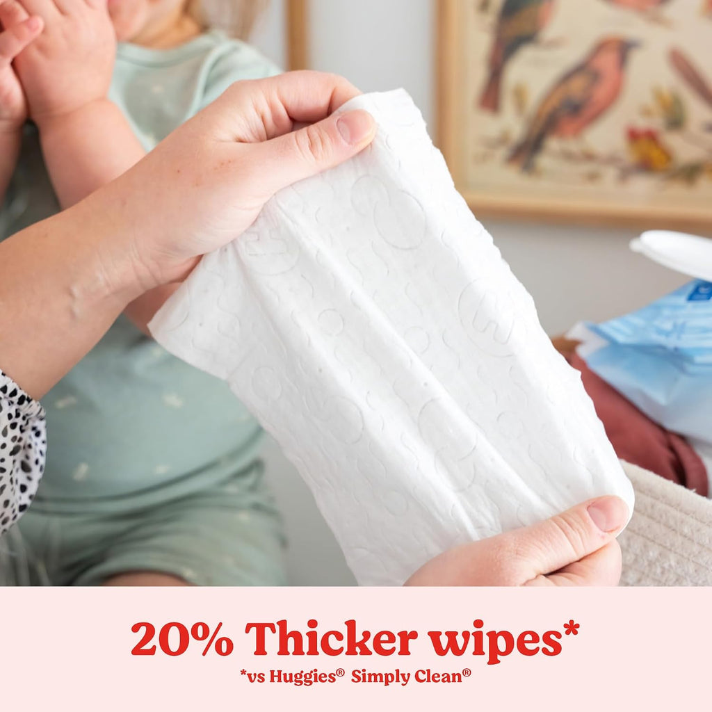 Huggies 99% Pure Water Baby Wipes, Unscented, 9 Packs, 504 Wipes