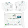 Naty Flushable Baby Wipes for Sensitive Skin, 168 Count (3 Packs)