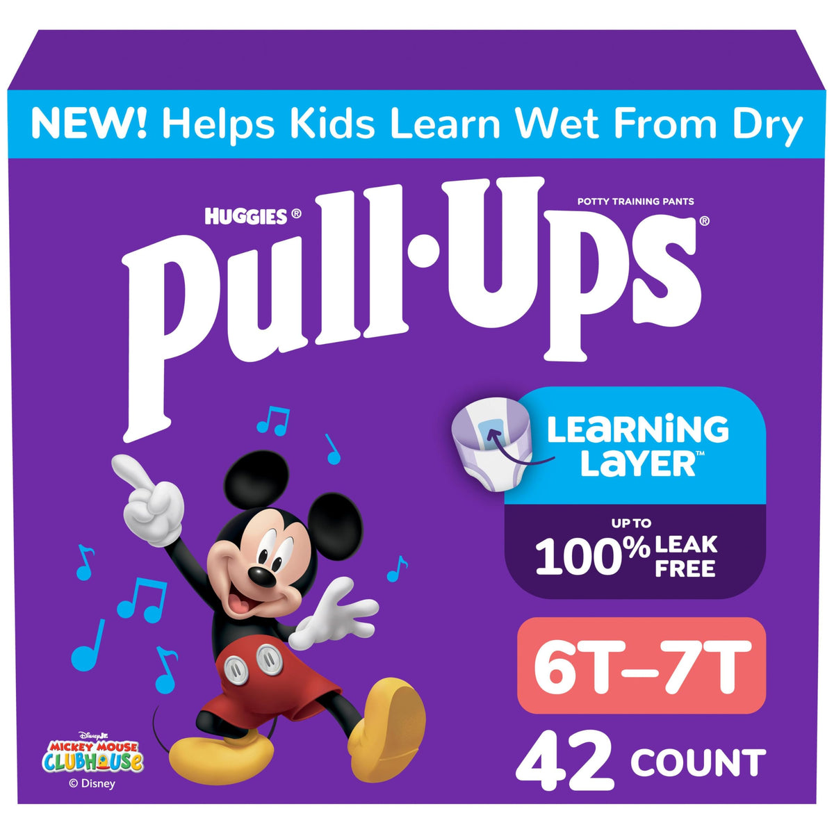 Pull-Ups Boys' Potty Training Pants, Size 5T-6T, 80 Count