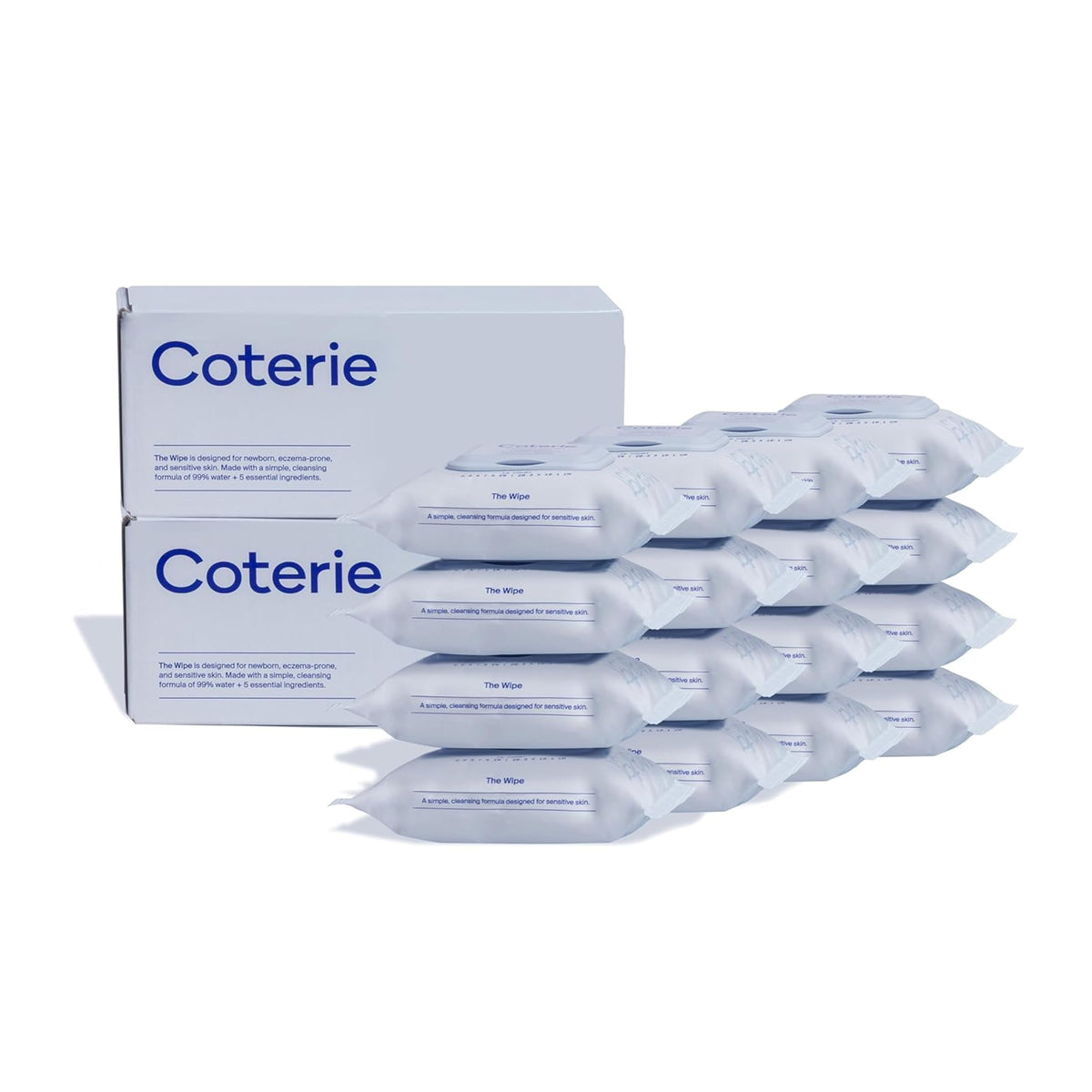 Coterie Baby Wipes for Sensitive Skin, 8-Pack (448 Count)