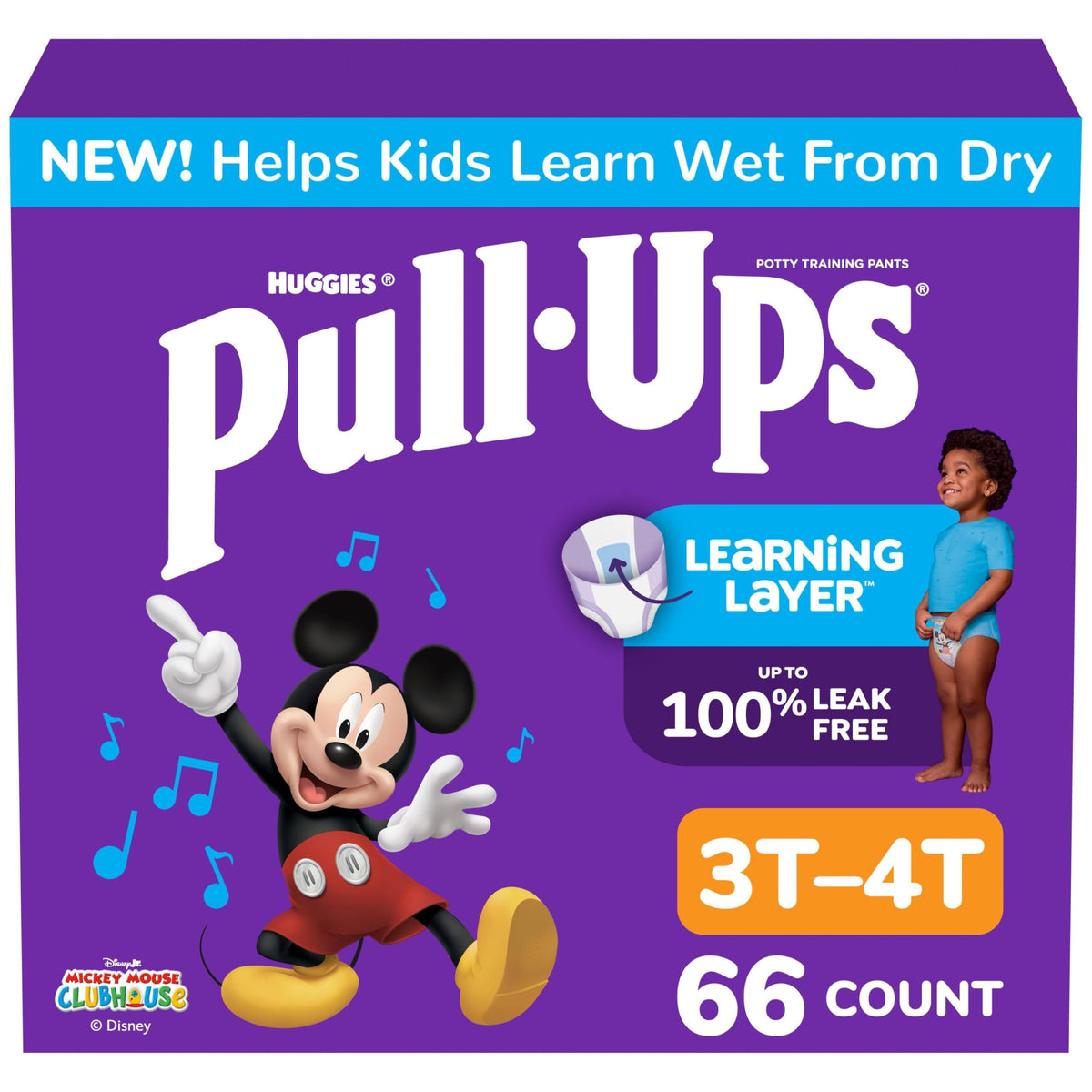 Pull-Ups Boys' Potty Training Pants, Size 5T-6T, 80 Count