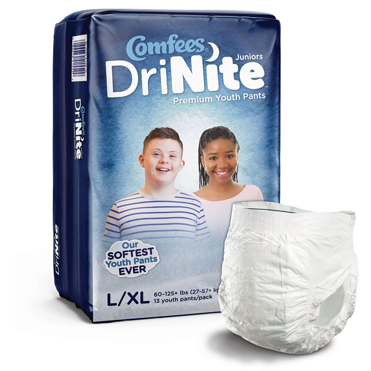 Unisex Youth Juniors Absorbent Pull On Underwear with Tear Away, 17 per Bag