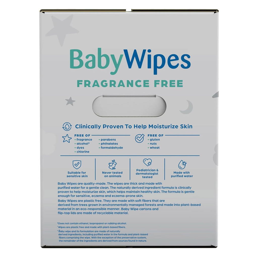 Signature Baby Wipes Unscented, 900 Per Box, Hypoallergenic (1 Box)