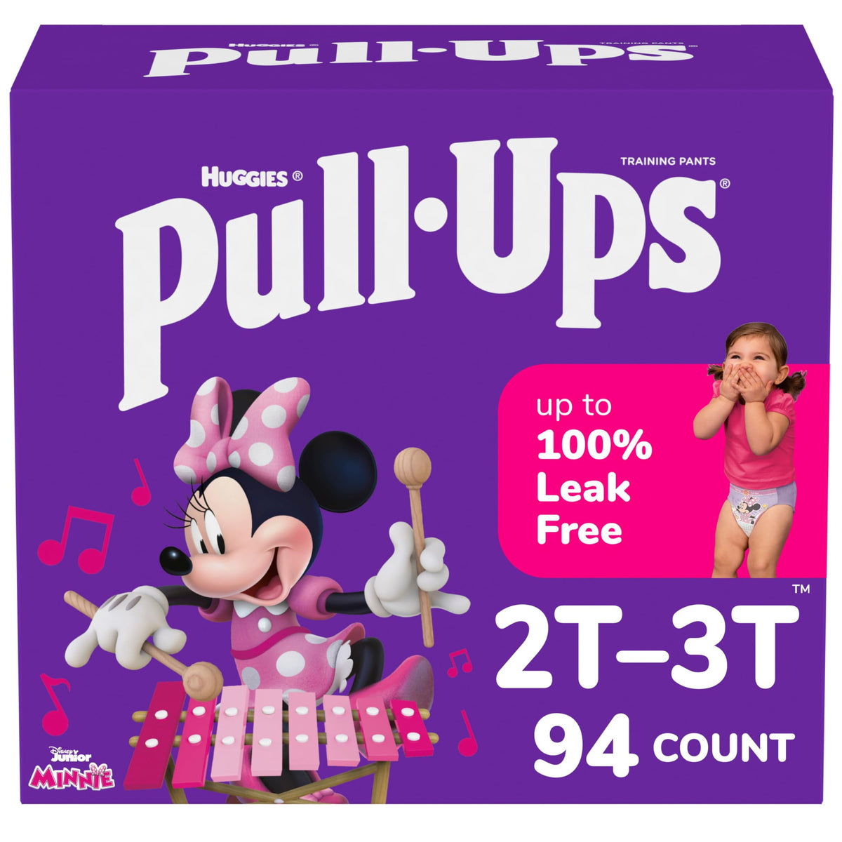 Pull-Ups Girls' Potty Training Pants, Size 5T-6T, 80 Count