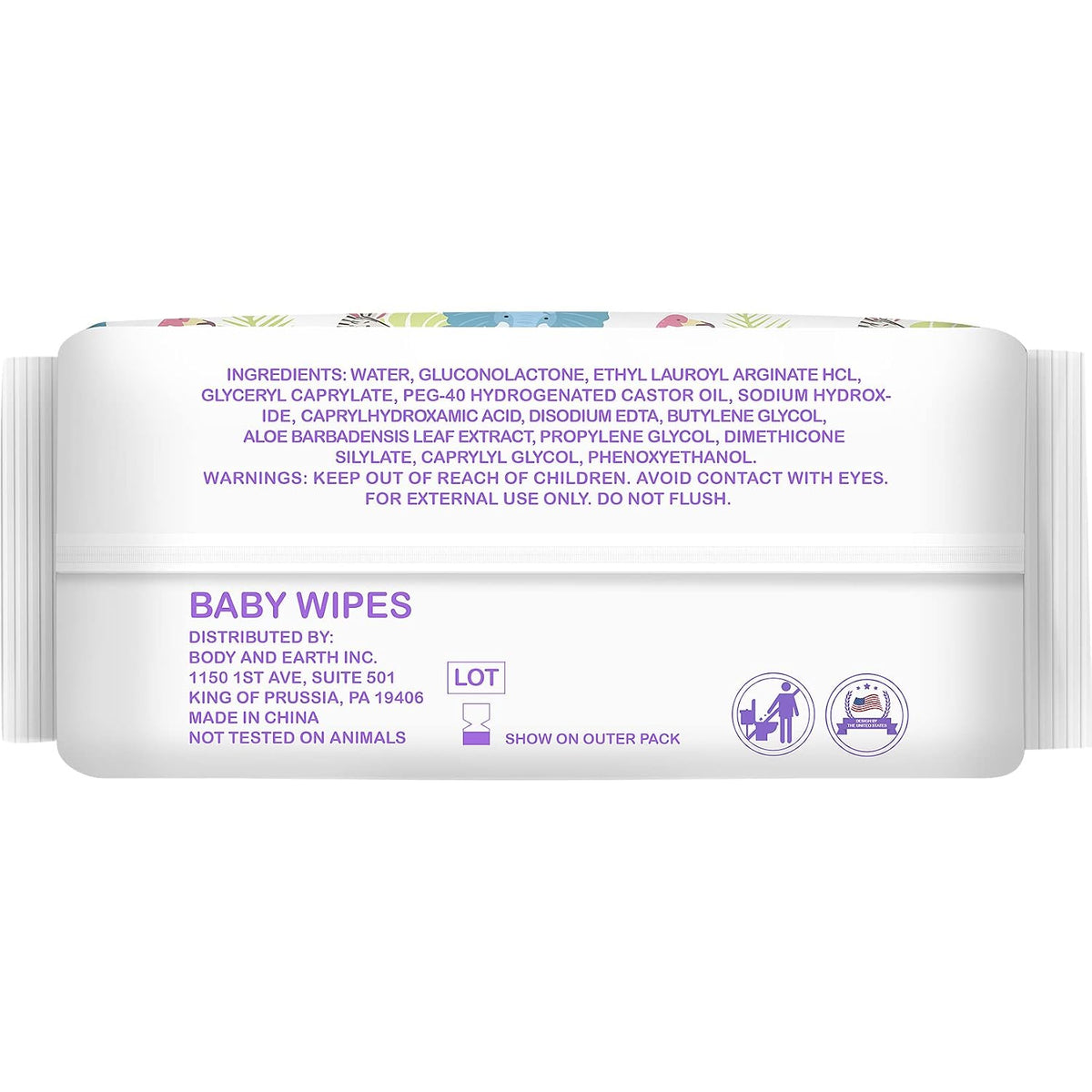 Baby Wet Wipes Unscented - Extra Large Size, Durable, 99% Water-Based & Gentle on Sensitive Skin for Face & Body,320 Count (4 Packs of 80）