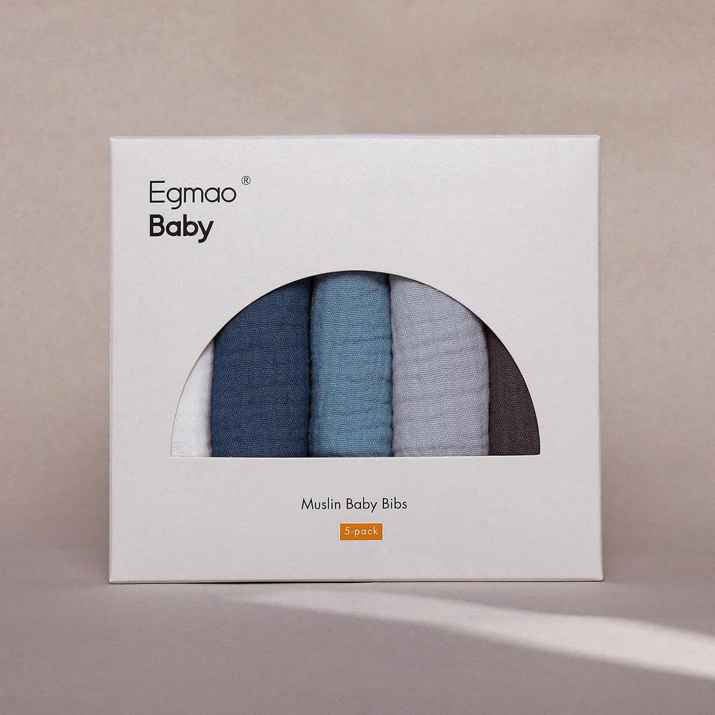 Muslin Baby Bibs for Drooling and Teething,Bibs for Boys Girls