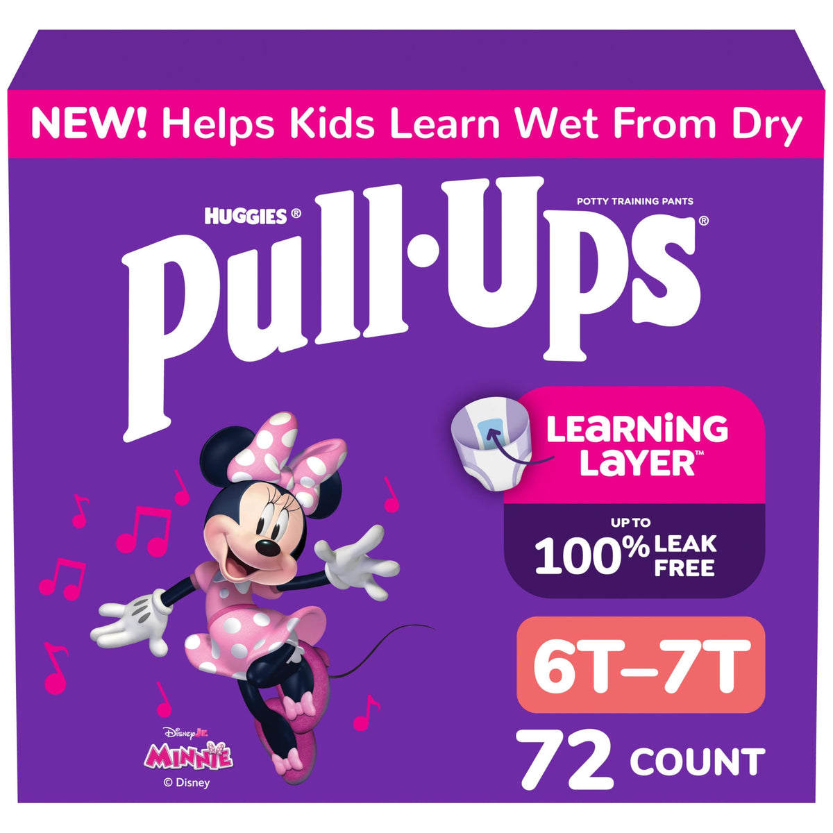 Pull-Ups Girls' Potty Training Pants, Size 5T-6T, 80 Count