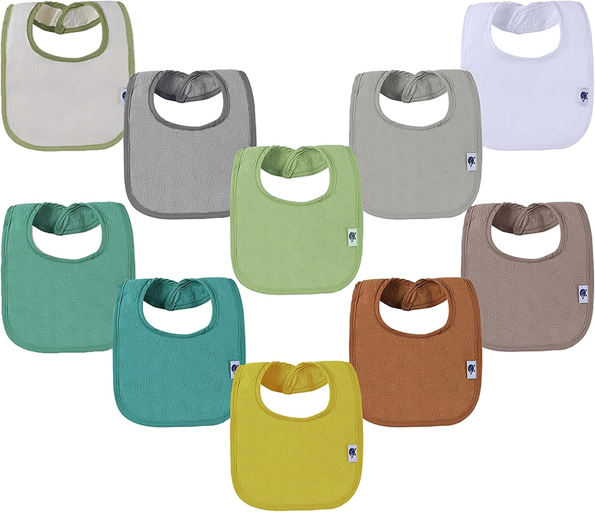 SPINFOX Waterproof Baby Bibs Unisex Infant Drool Feeding Teething