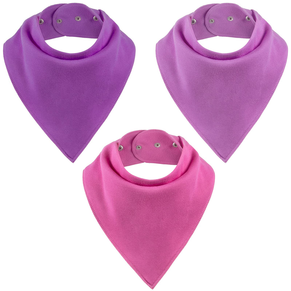 Baby Noah Adult Drool Bib for Special Needs, 3 Pack Large Elderly Bandana, Teen Bib for Women Men, Soft Absorbent Set for Kid