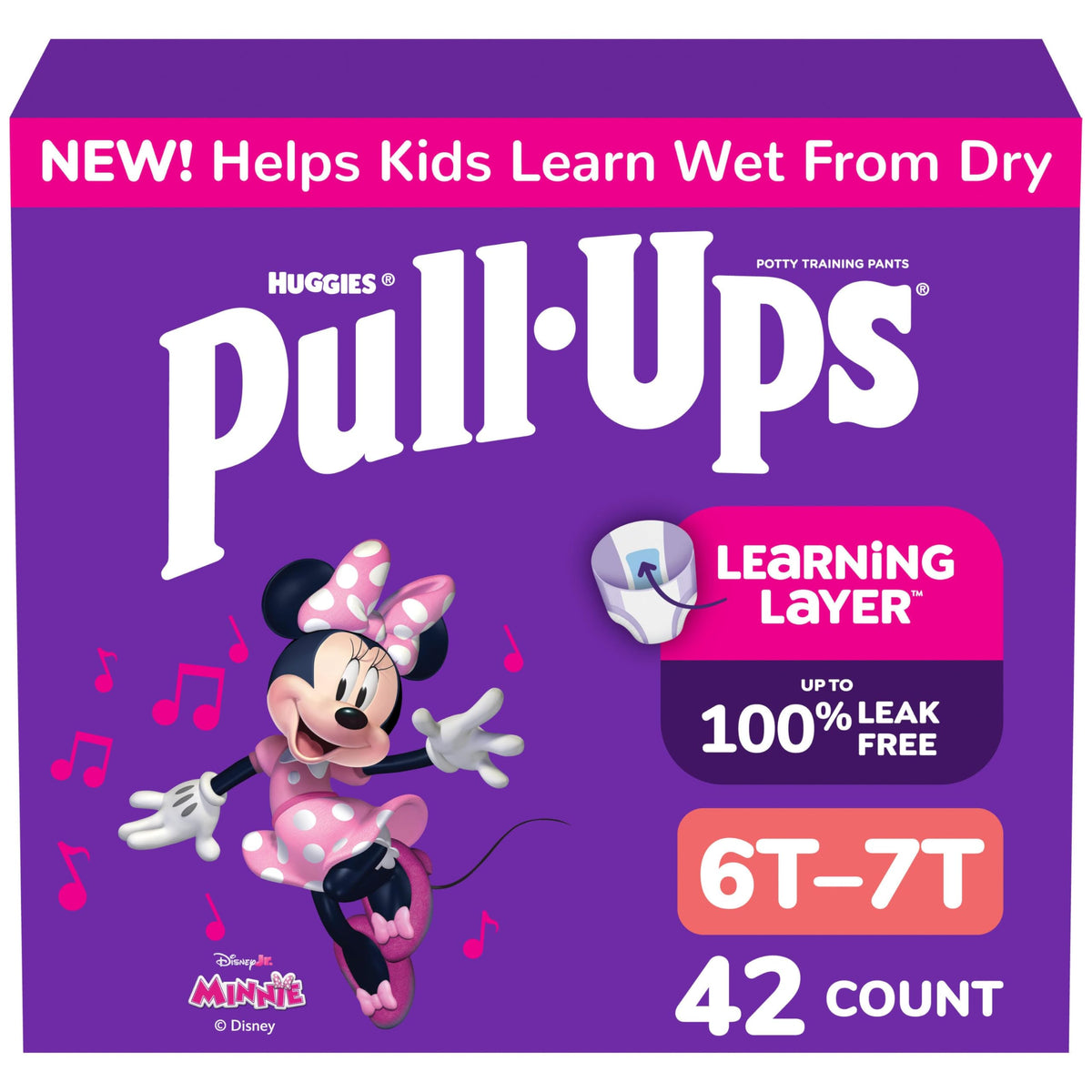 Pull-Ups Girls' Potty Training Pants, Size 5T-6T, 80 Count
