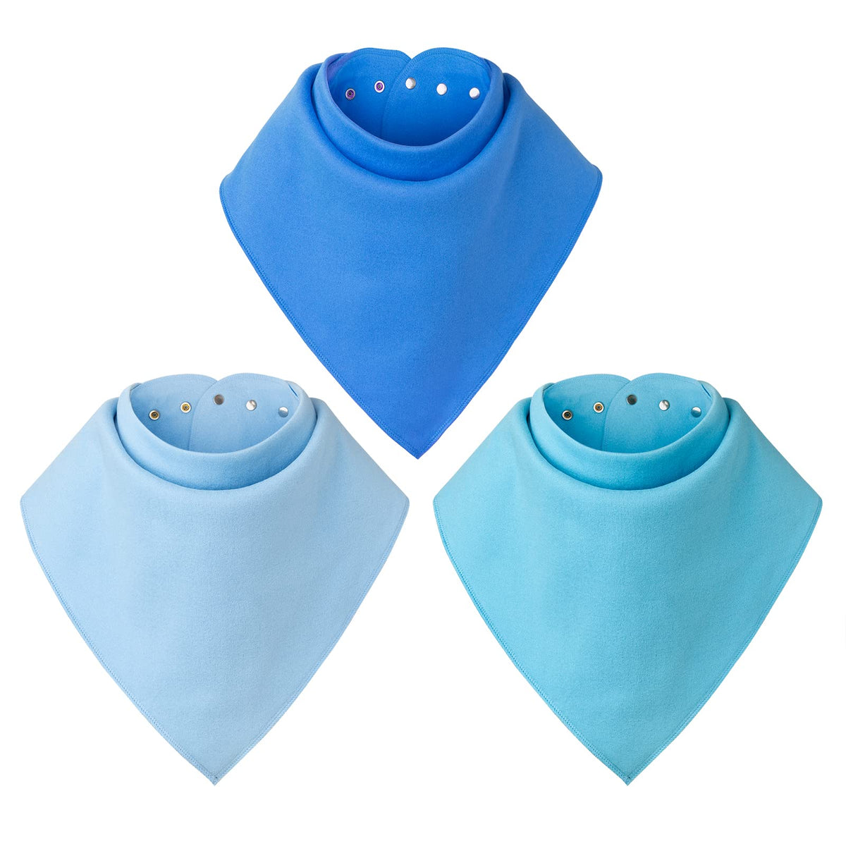 Baby Noah Adult Drool Bib for Special Needs, 3 Pack Large Elderly Bandana, Teen Bib for Women Men, Soft Absorbent Set for Kid