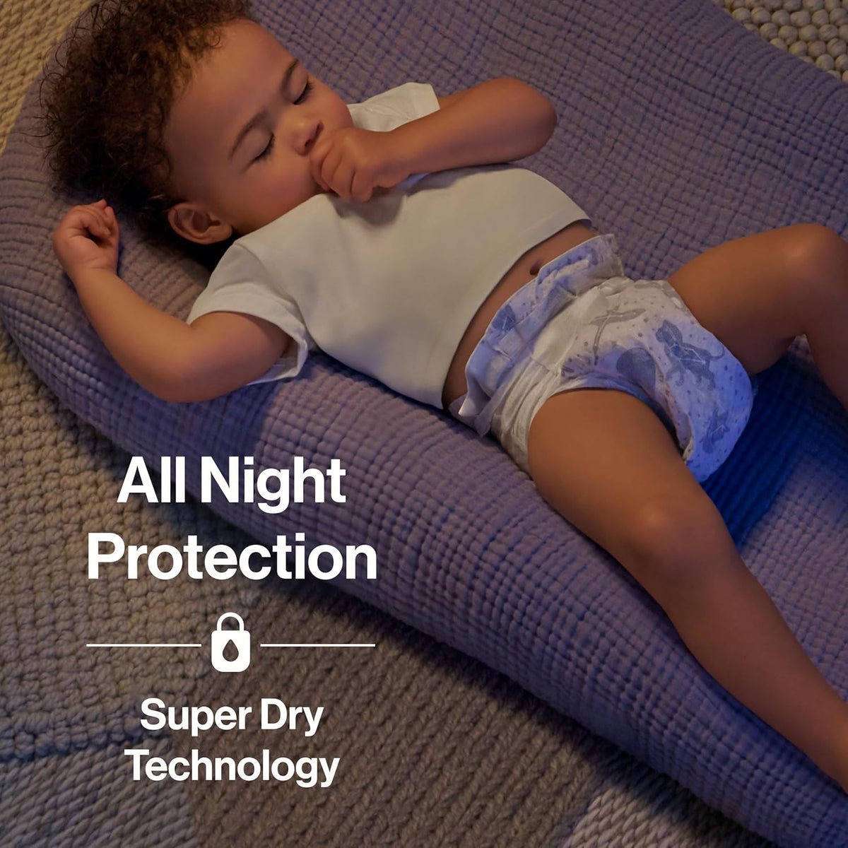 The Honest Company Overnight Diapers, Cozy Cloud, Size 3, 52 Count