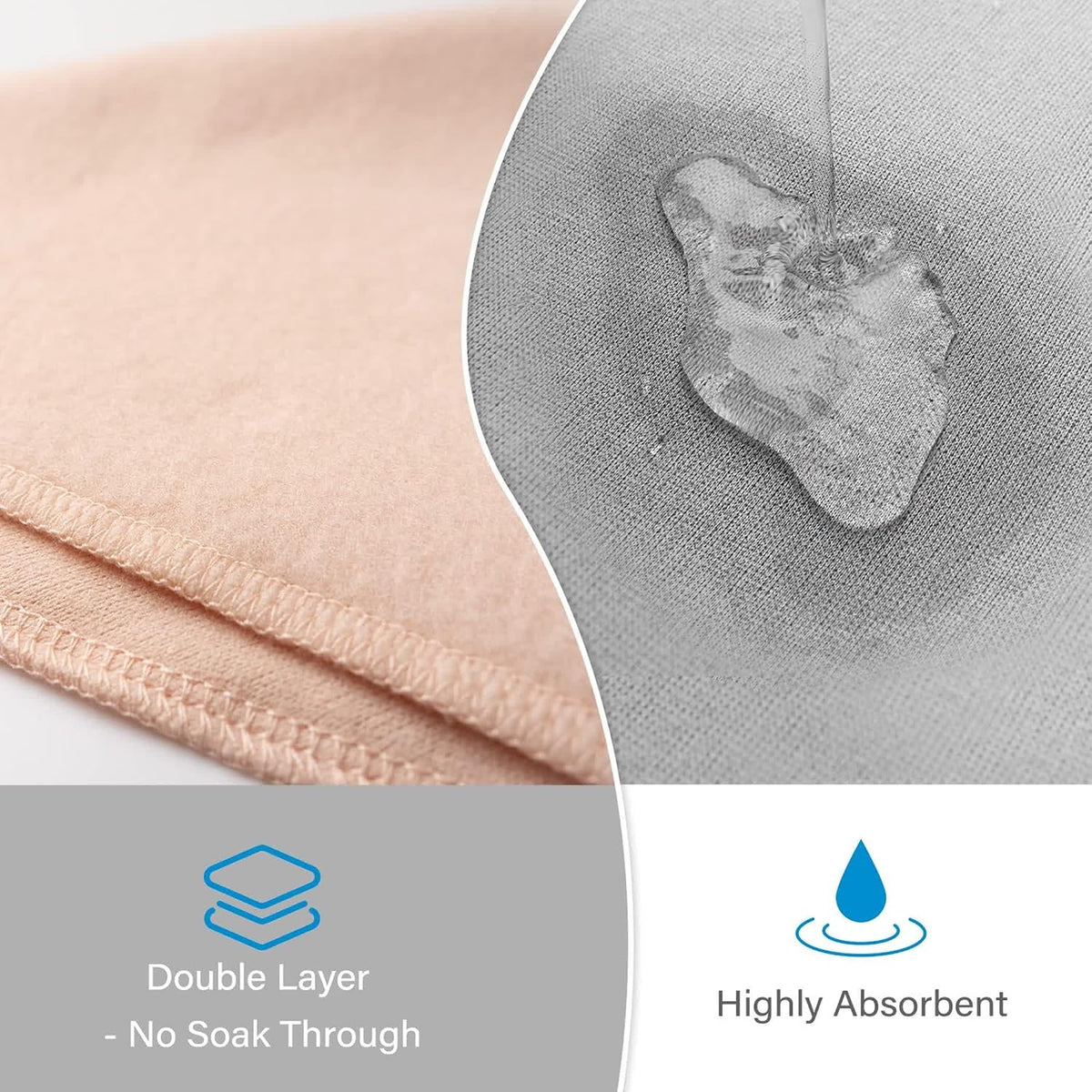 Baby Noah Adult Drool Bib for Special Needs, 3 Pack Large Elderly Bandana, Teen Bib for Women Men, Soft Absorbent Set for Kid