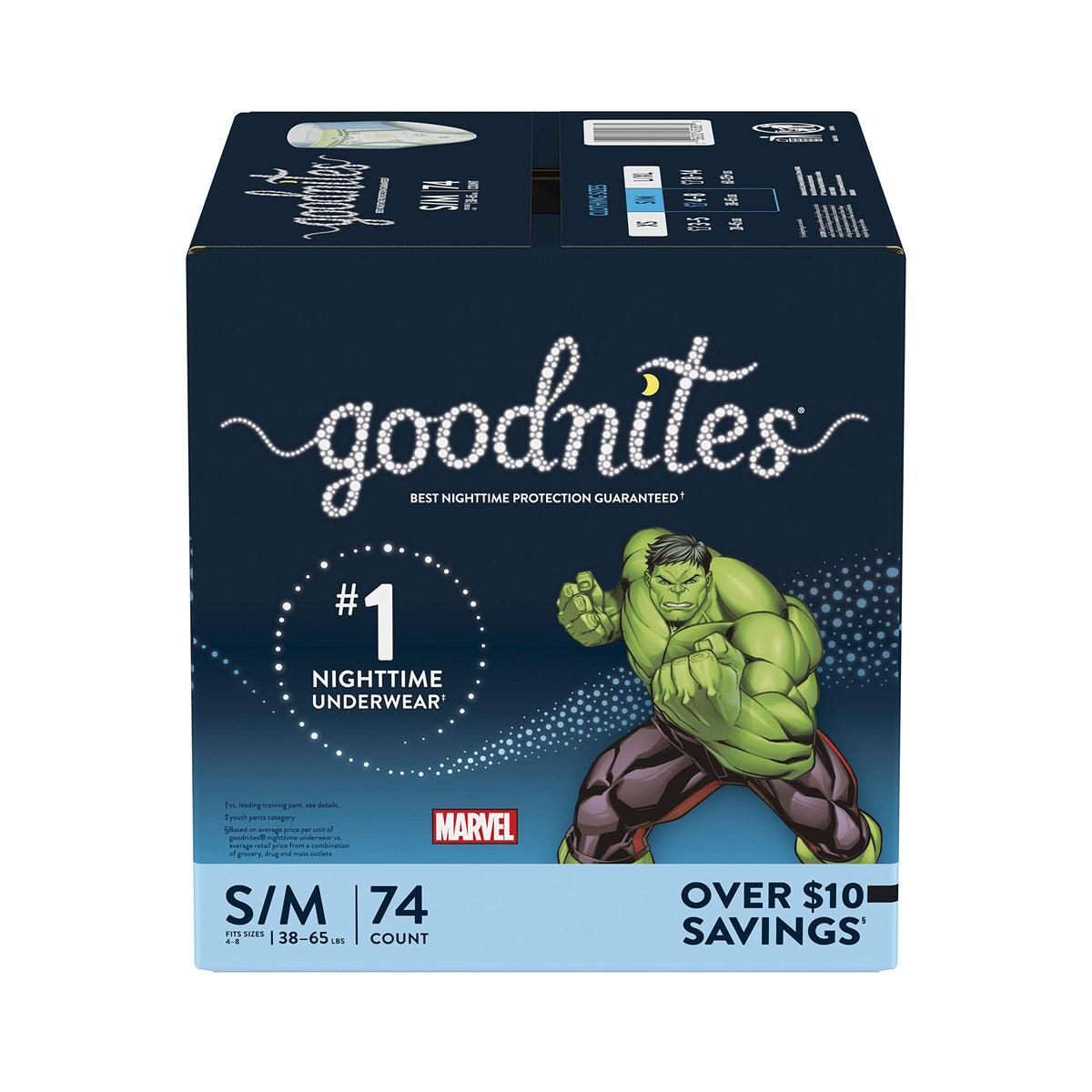 GoodNites Boys Nighttime Underwear, Size Large, 34 Ct, 2 Packs of 17