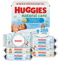 Huggies Natural Care Cucumber, Aloe & Vit E Baby Wipes, 3 Packs, 168 Wipes