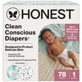 The Honest Company Daytime Diapers, Pattern Play, Size 1, 78 Count