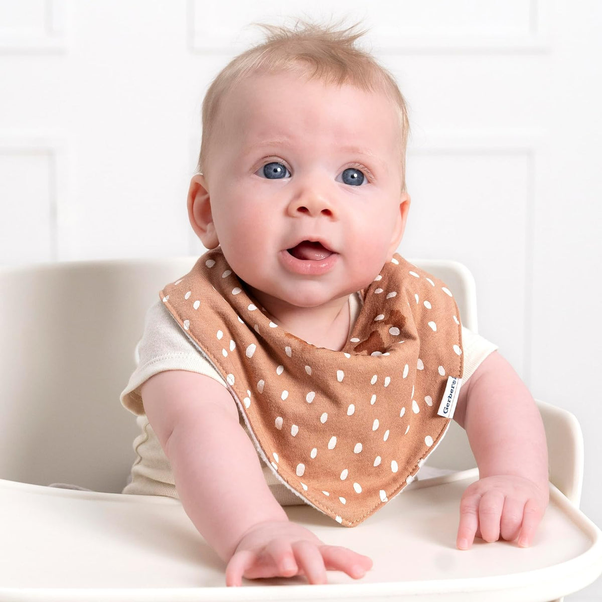 Gerber Baby Boys & Girls Bandana Bibs