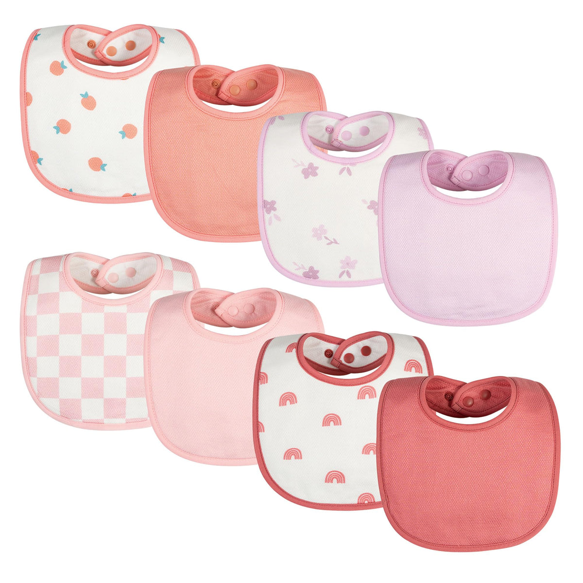 Tiny Twinkle Baby Feeding Bibs - Waterproof and Absorbent Infant Drool and Feeding Baby Bibs