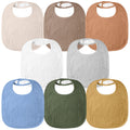 Bearmoss Baby Bibs for Drooling and Teething 100% Cotton Muslin Bibs