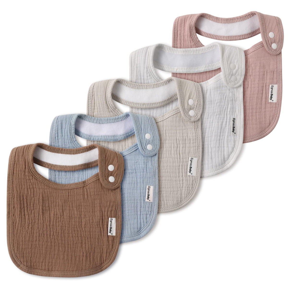 Muslin Baby Bibs for Drooling and Teething,Bibs for Boys Girls