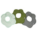Tiny Twinkle Roundabout Drool Bibs 3 Pack - 360 Rotating Water Resistant and Absorbent Teething Baby Bibs