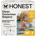 The Honest Company Daytime Diapers, Pattern Play Above All, Size 1, 136ct