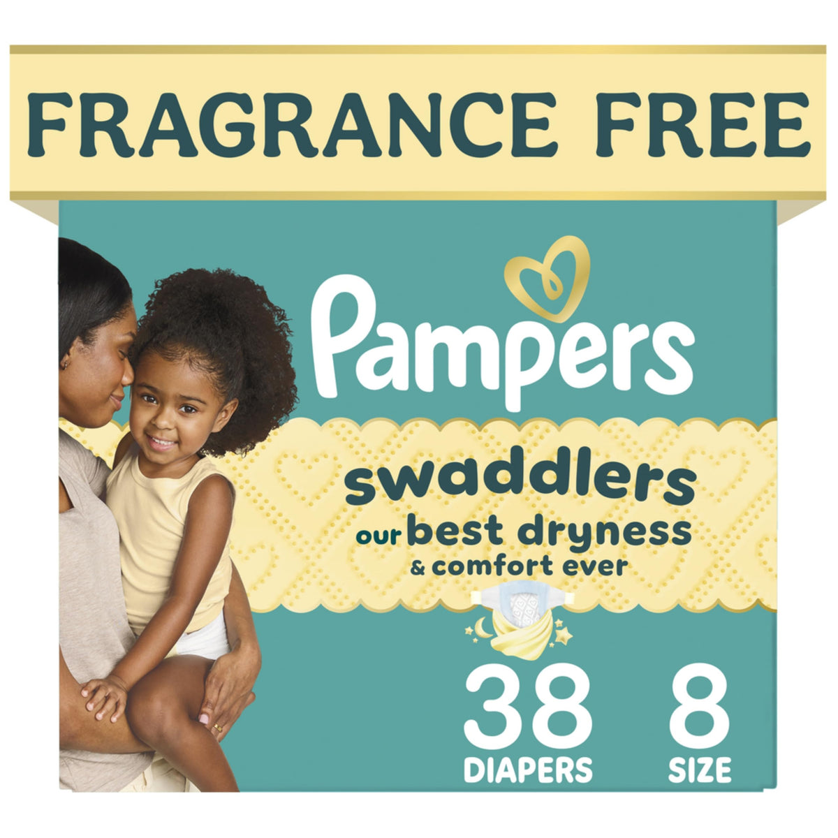 Swaddlers Diapers, Size 1 (8-14 lbs), 32 Count, Fragrance Free, Hypoallergenic, Absorbent, Pediatrician Recommended, Skin Safe