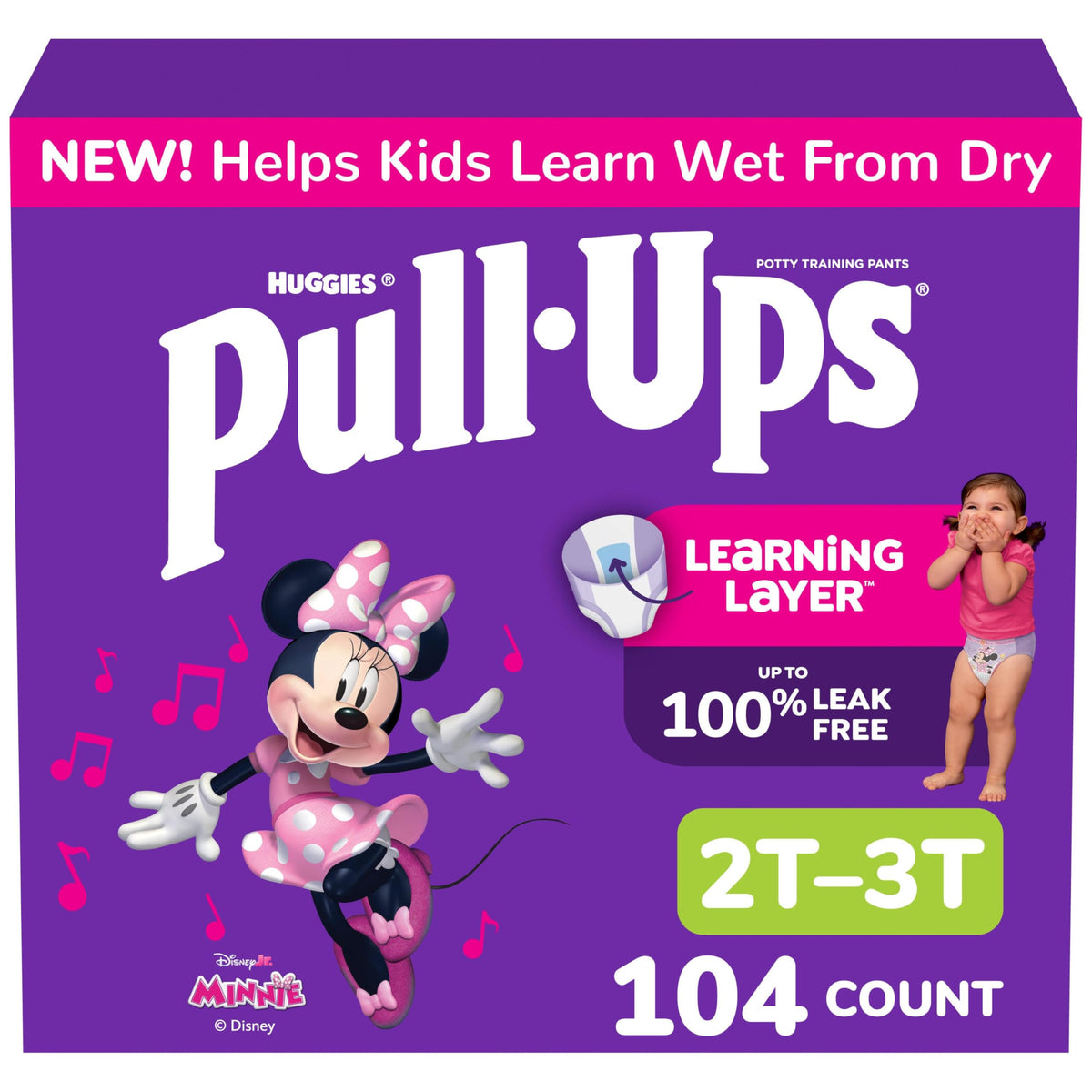 Pull-Ups Girls' Potty Training Pants, Size 5T-6T, 80 Count