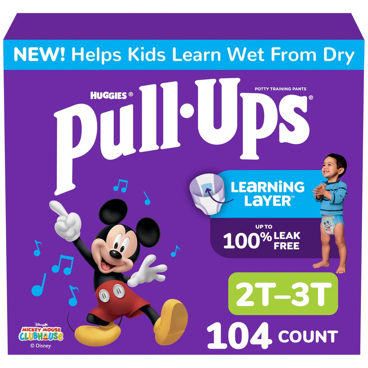 Pull-Ups Boys' Potty Training Pants, Size 5T-6T, 80 Count
