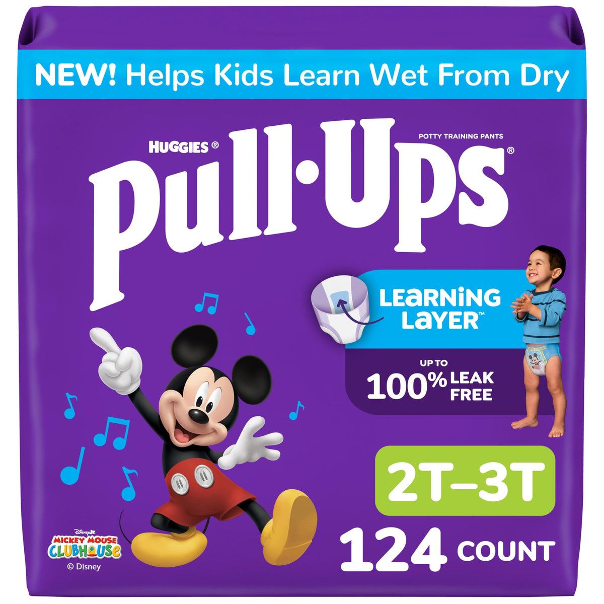 Pull-Ups Boys' Potty Training Pants, Size 5T-6T, 80 Count