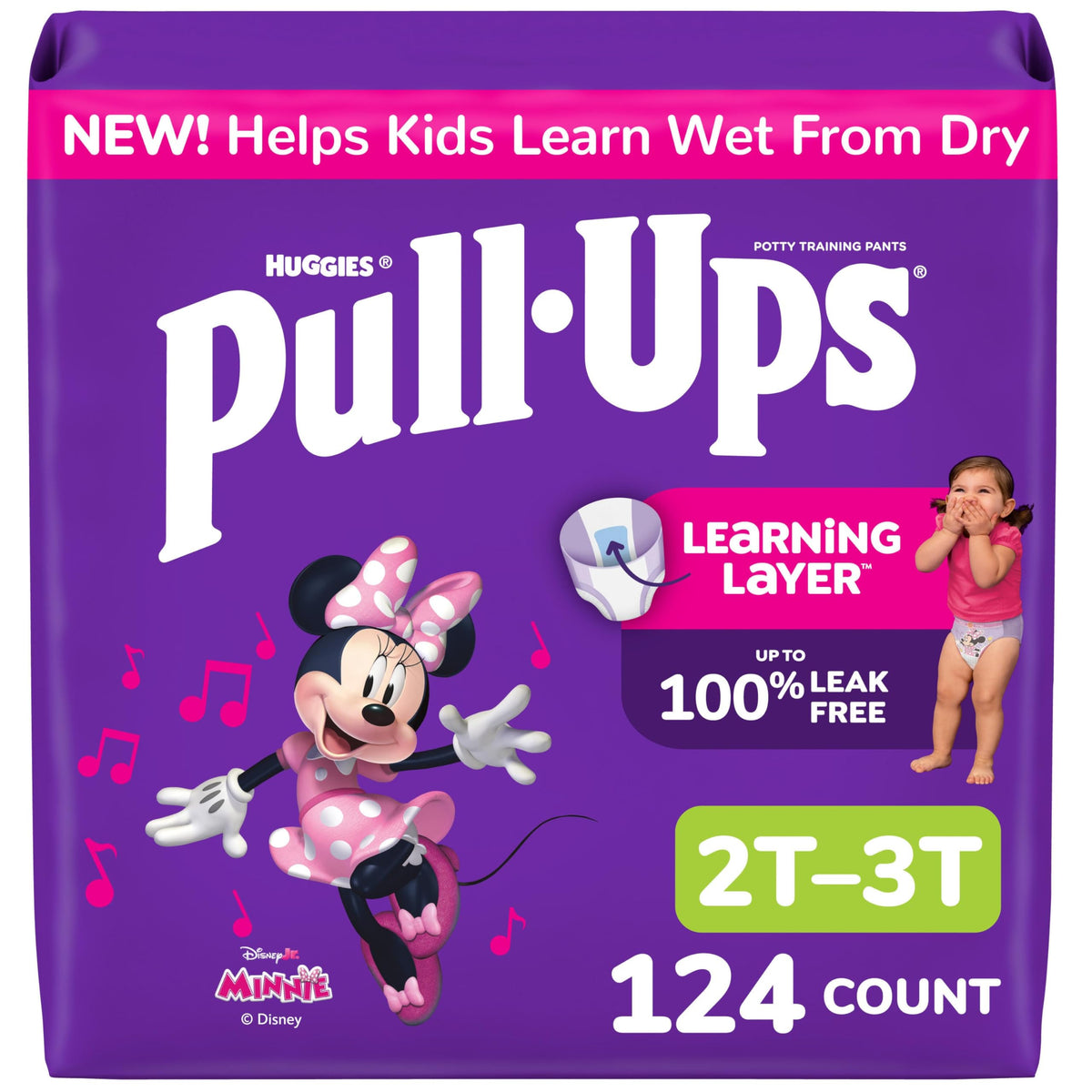 Pull-Ups Girls' Potty Training Pants, Size 5T-6T, 80 Count