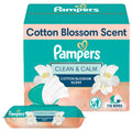 Pampers Wipes, Clean & Calm, Cotton Blossom Scent, 336 Wipes Total (6X Pop-Top Packs)