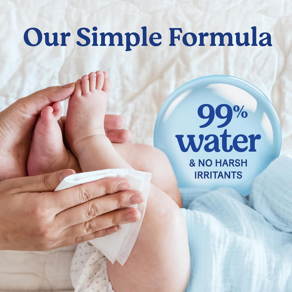 Huggies Skin Essentials Baby Wipes, 99% Water, 2 Packs, 112 Wipes