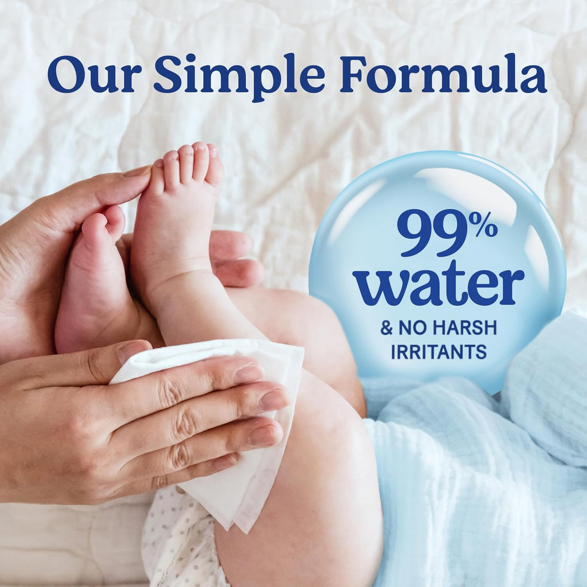 Huggies Skin Essentials Baby Wipes, 99% Water, 2 Packs, 112 Wipes